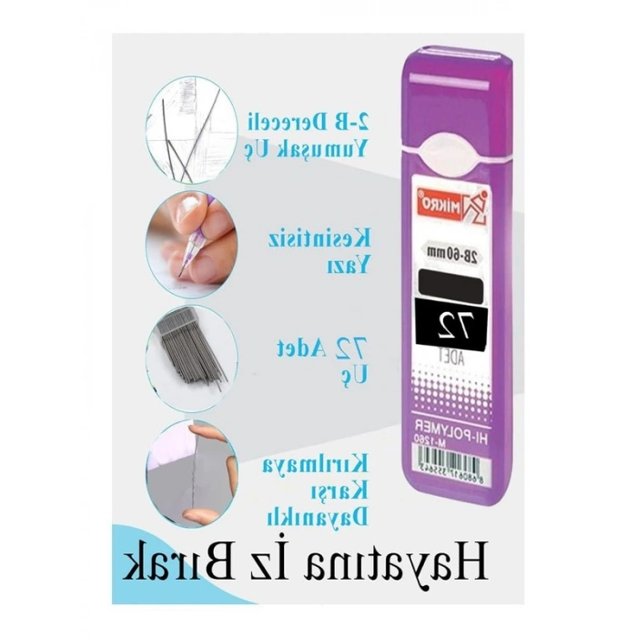 0.9 mm Kalem Ucu Seti, 72li Paket, Çoklu Versatil Kalem Uçları