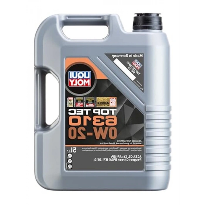 0W-20 motor yağı, 5 litre, yüksek performans