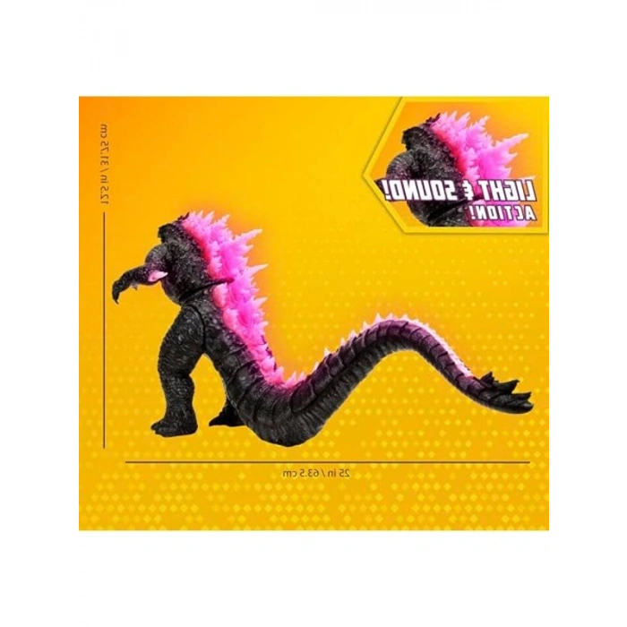 1:12 GXK Sesli ve Işıklı Uzaktan Kumandalı Godzilla Figürü 63 cm
