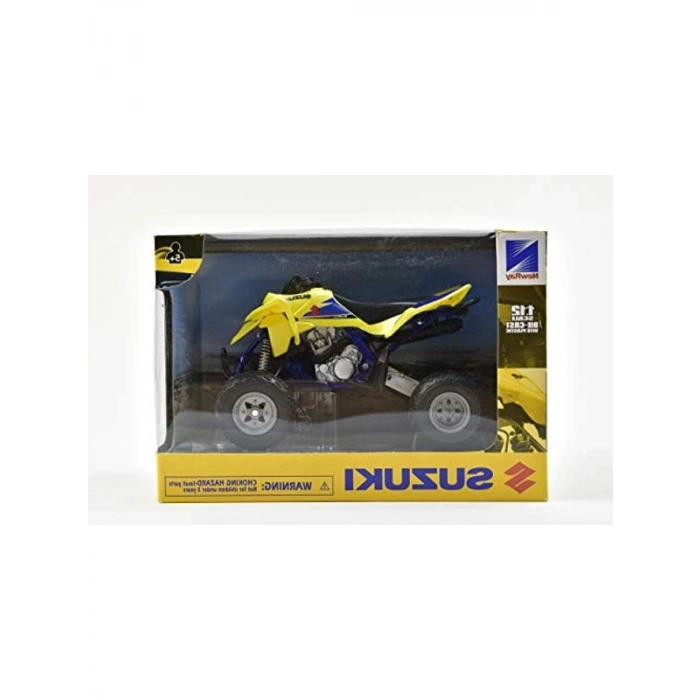 1:12 Ölçekli Sarı ATV Modeli, Suzuki Quadracer R450