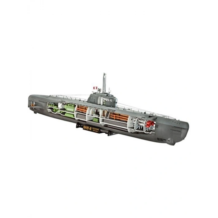 1:144 Ölçekli U-Boat Model Kit - Detaylı Yapım Seti