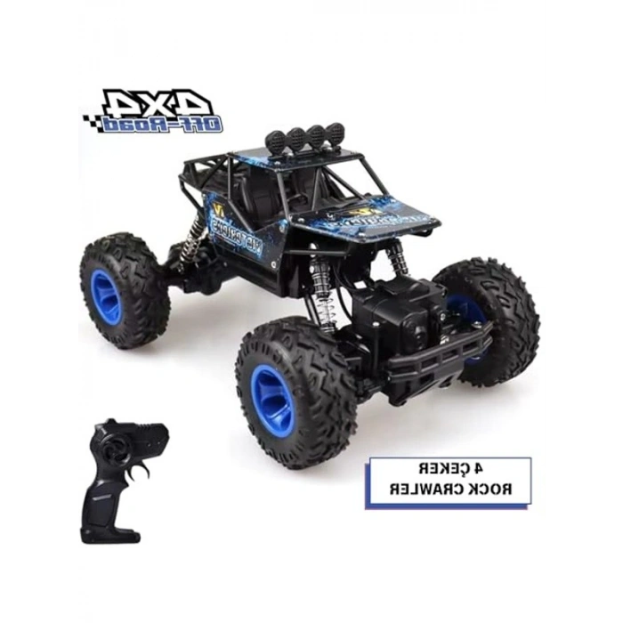 1:16 Ölçekli Uzaktan Kumandalı Rock Crawler Aracı, 4 Çeker Off Road Eğlencesi