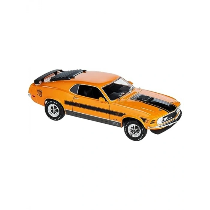 1:18 Ölçekli Döküm Metal 1970 Ford Mustang Mach 1 Model Araba
