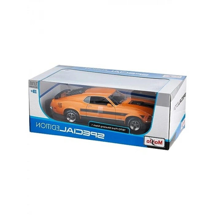 1:18 Ölçekli Döküm Metal 1970 Ford Mustang Mach 1 Model Araba