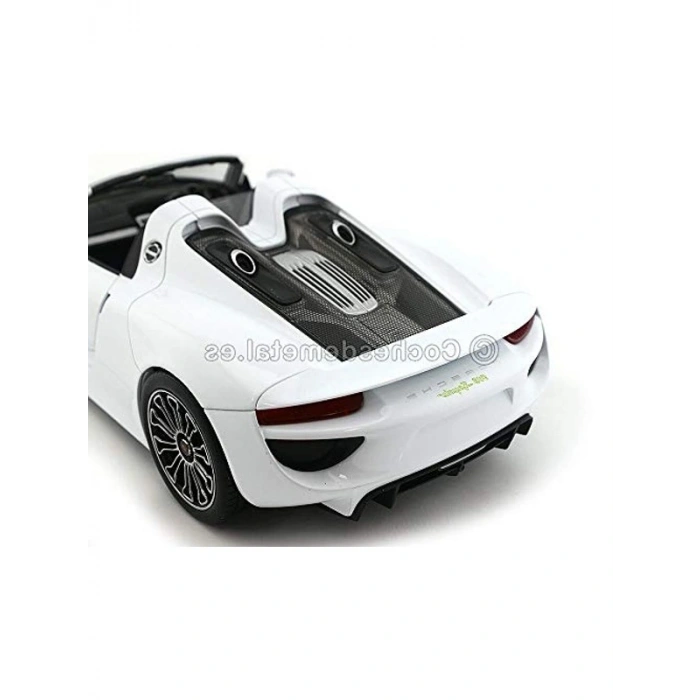 1:18 Ölçekli Gri Metalik Porsche 918 Spyder Cabriolet Araç Modeli