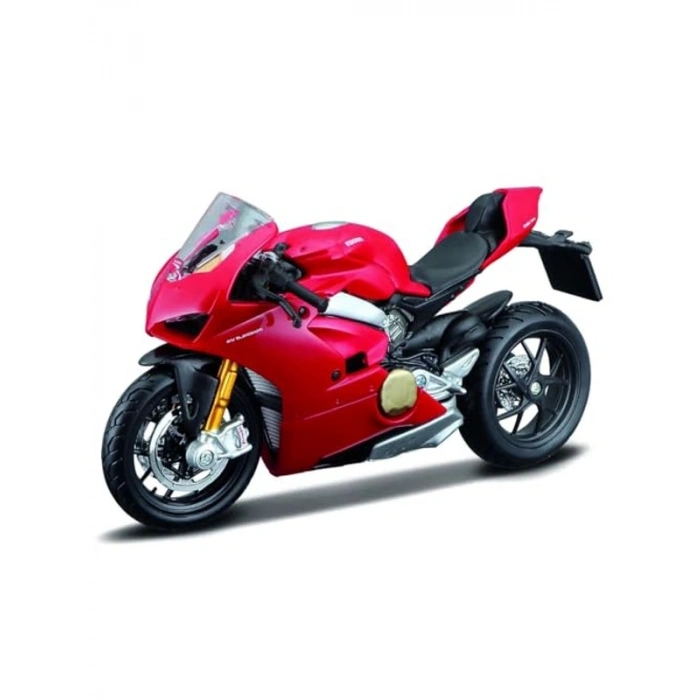 1:18 Ölçekli Siyah Ducati Panigale V4 Modeli, 17 x 7 x 10,8 cm Ölçülerinde