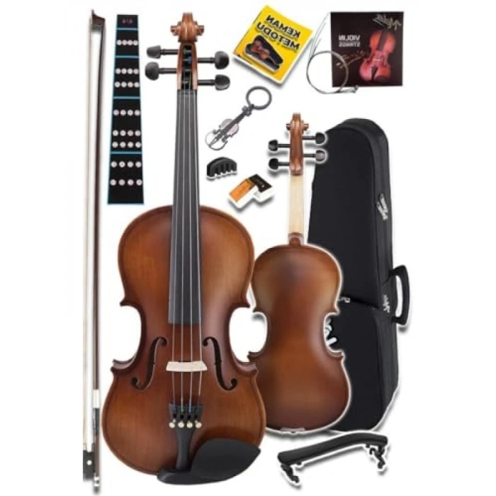 1/2 Boyut Profesyonel Keman Seti Çocuklar İçin