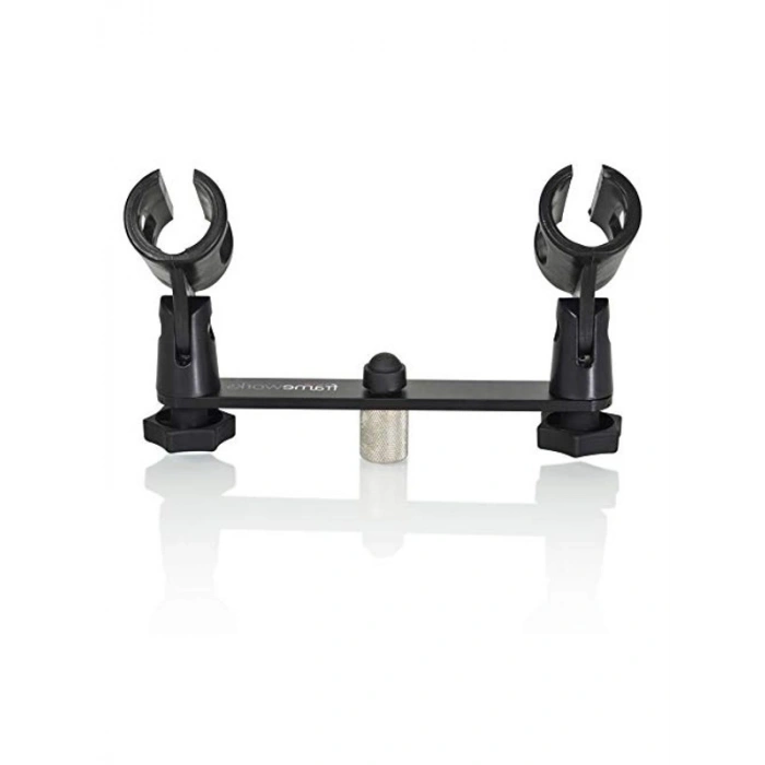 1-2 mikrofon montaj çubuğu, 5/8 inç dişli, sağlam yapıda