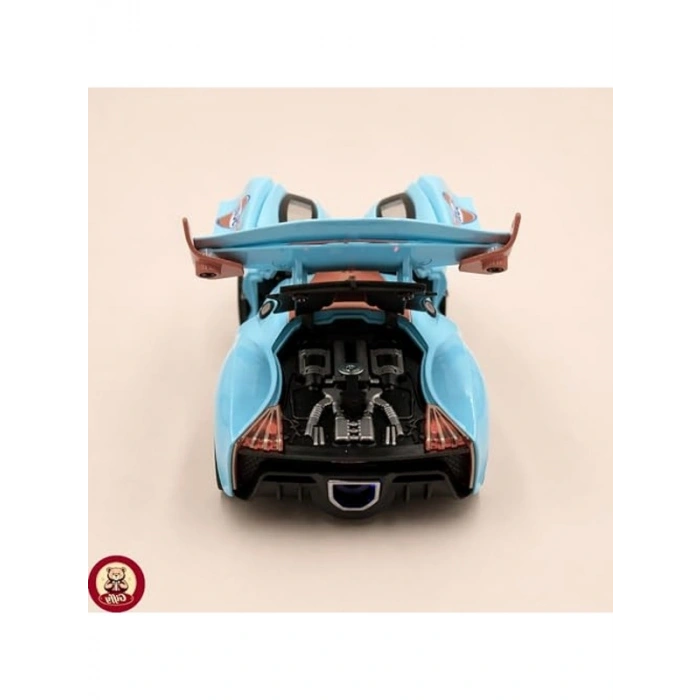 1:24 Ölçek Metal Spor Araba Modeli, Işıklı ve Sesli Özellikte