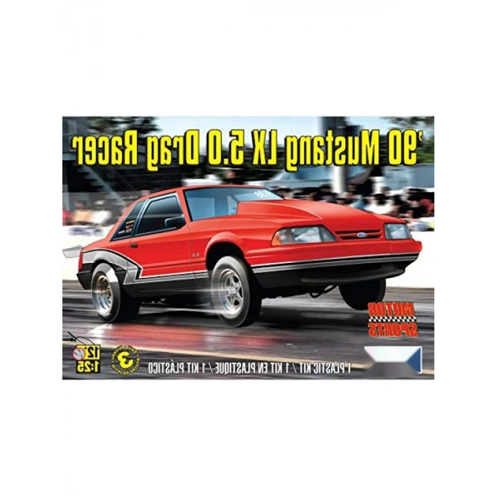 1:25 Ölçekli 1990 Model Drag Yarış Araba Modeli