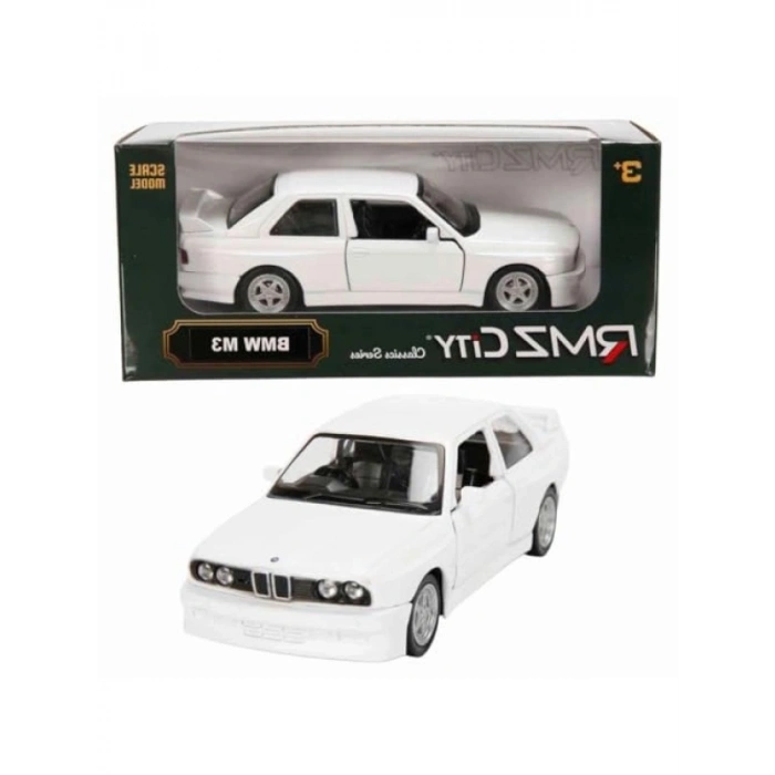 1:32 Ölçekli Die Cast Çek Bırak Model Araba - Beyaz