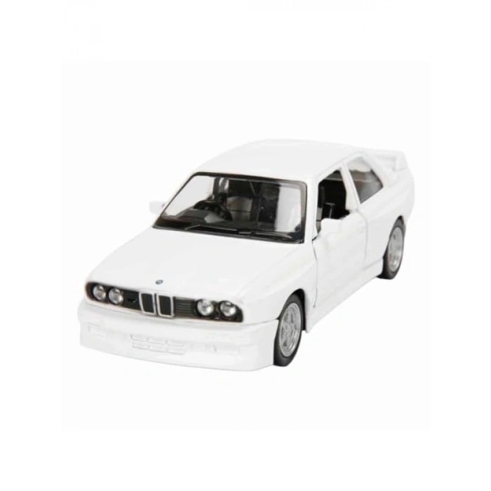 1:32 Ölçekli Die Cast Çek Bırak Model Araba - Beyaz