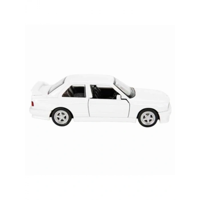 1:32 Ölçekli Die Cast Çek Bırak Model Araba - Beyaz