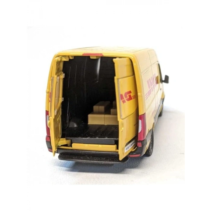 1:46 Ölçekli Döküm Metal Model Oyuncak Kargo Van