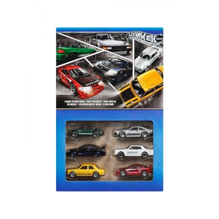 1:64 Ölçekli 6lı Metal Araç Seti