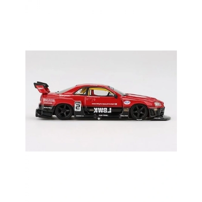 1/64 Ölçekli Bitmiş Araç Modeli, Kırmızı ve Siyah Renk Seçeneği