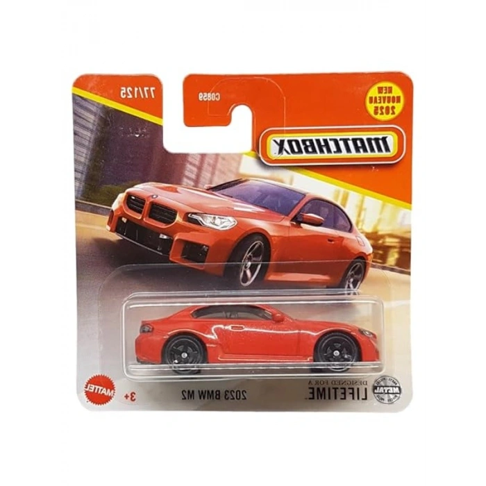 1:64 Ölçekli BMW M2 Model Araba, Kırmızı Metalik Tasarım