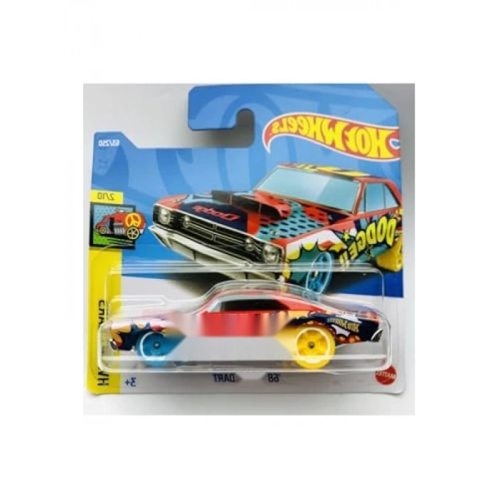 1:64 Ölçekli Kırmızı Dodge Dart Model Araç