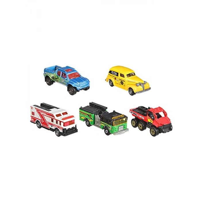 1:64 Ölçekli Matchbox 5li Araba Seti, Eğlenceli Oyun