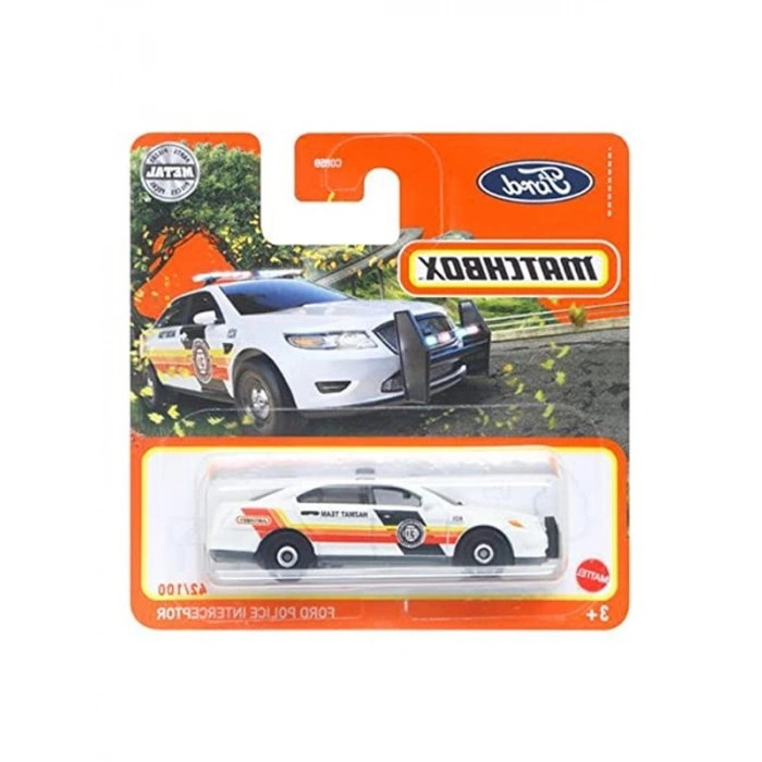 1:64 Ölçekli Matchbox Arabalar, Ford Polisi Araç Modeli ile Eğlenceli Oyun