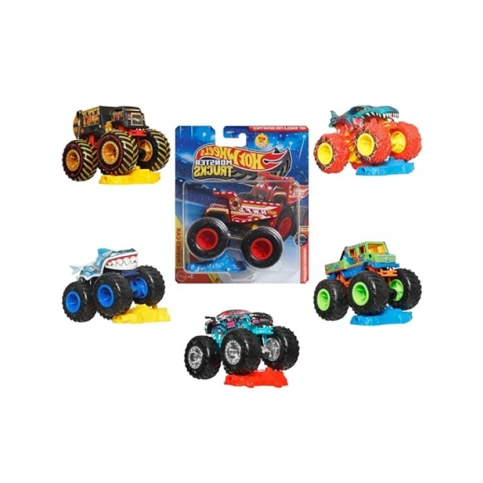 1:64 Ölçekli Monster Truck Araçları - Koleksiyon Seti