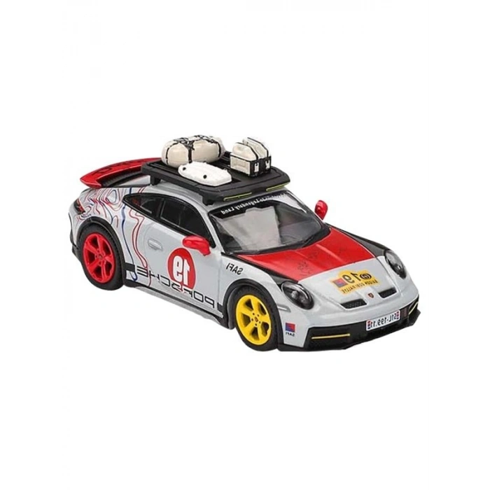 1/64 Ölçekli Porsche 911 Dakar Modeli, Die-Cast Oyuncak Araç