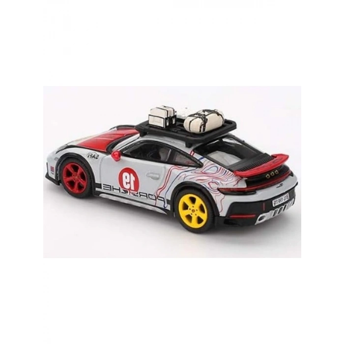 1/64 Ölçekli Porsche 911 Dakar Modeli, Die-Cast Oyuncak Araç