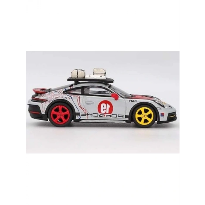 1/64 Ölçekli Porsche 911 Dakar Modeli, Die-Cast Oyuncak Araç