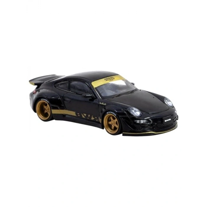 1/64 Ölçekli Siyah Kaplama RWB 997 Model Araba