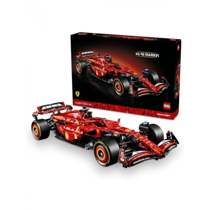 1:8 Ölçekli Ferrari SF-24 F1 Modeli, 1361 Parça ile Koleksiyonluk Yapım Seti