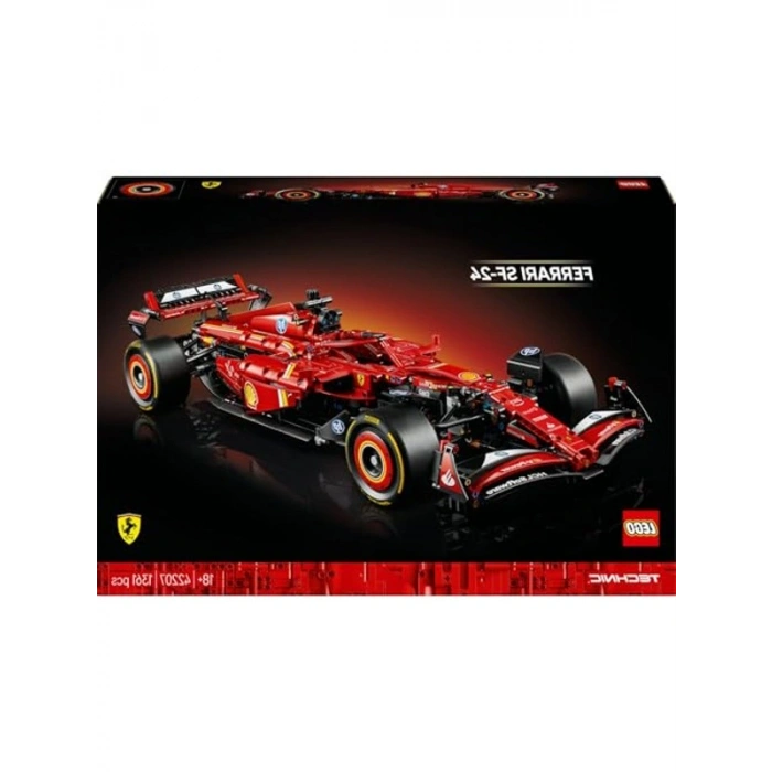 1:8 Ölçekli Ferrari SF-24 F1 Modeli, 1361 Parça ile Koleksiyonluk Yapım Seti