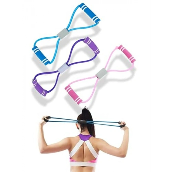 1 Adet Pilates Egzersiz Bandı, Direnç Lastiği ile Spor