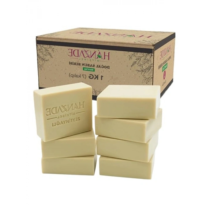 1 Kg Doğal El Yapımı Zeytinyağlı Sabun, Bitkisel ve Besleyici
