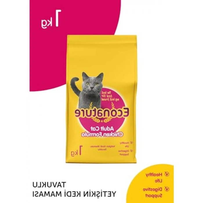 1 Kg Sarı Ambalajda Tavuklu Yetişkin Kedi Maması