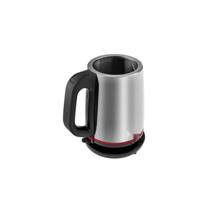 1 Litre Kapasiteli Çelik Demlikli Çay Makinesi