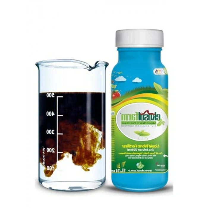 1 Litre Konsantre Sıvı Solucan Gübresi, Tüm Bitkiler İçin Uygun