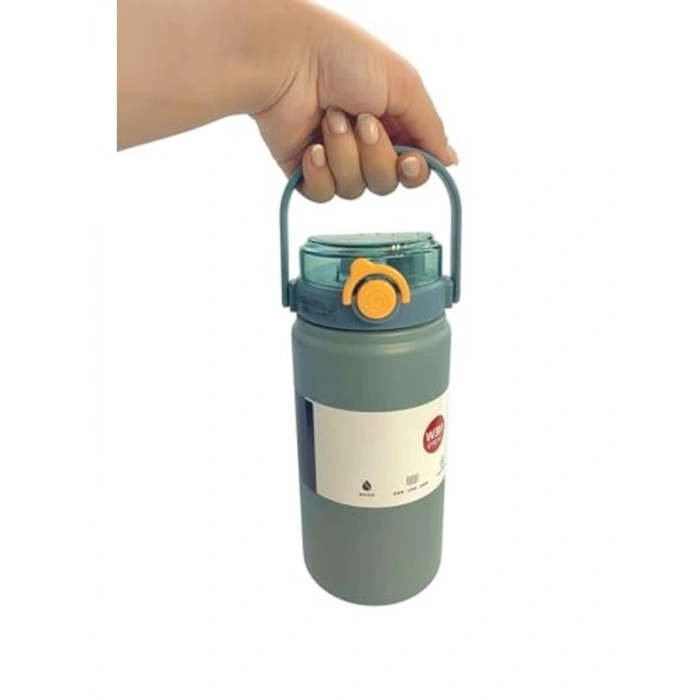 1 Litre Vakumlu Soğuk Pipetli Matara, 316 L Çelik