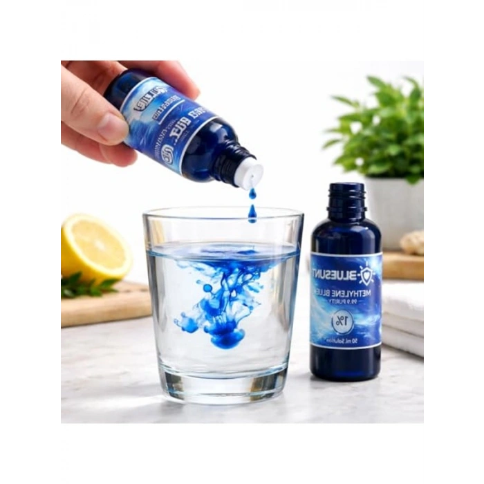 %1 Metilen Mavisi Solüsyon, 50 ml, Ağır Metal İçermeyen Formül