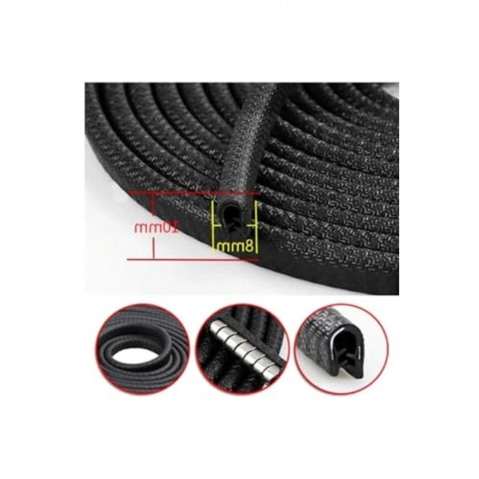 1 Metre Uzunlukta Araç Kapı Kenar Koruyucu Fitil