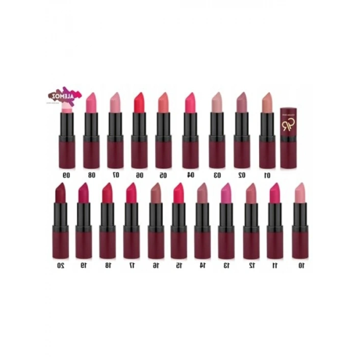 1 Paket Velvet Matte Dudak Ruju No:02