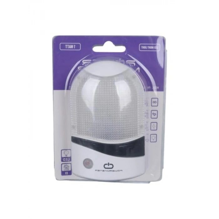 1 Watt Fotoselli Sensörlü Gece Lambası