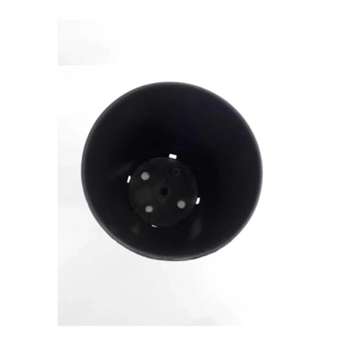 10 Adet 14x19 cm Plastik Üretim Saksısı, Siyah Renk, 2 Litre