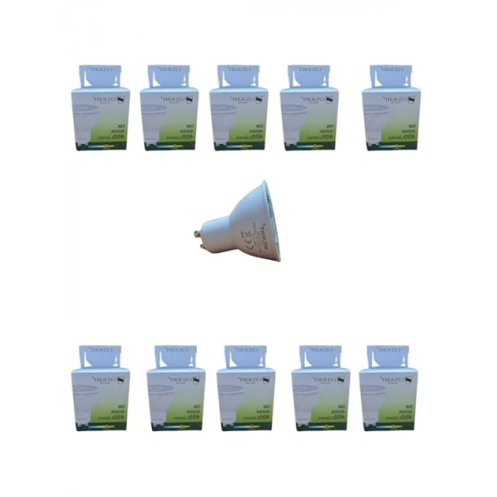 10 Adet 5W GU10 Duy Gün Işığı LED Spot Ampul