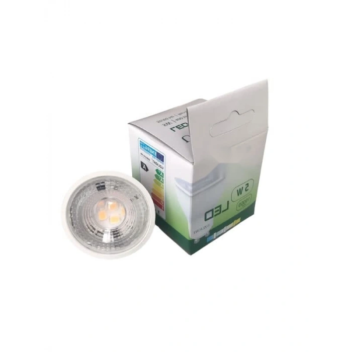10 Adet 5W GU10 LED Ampul, Sarı Işık 3000K