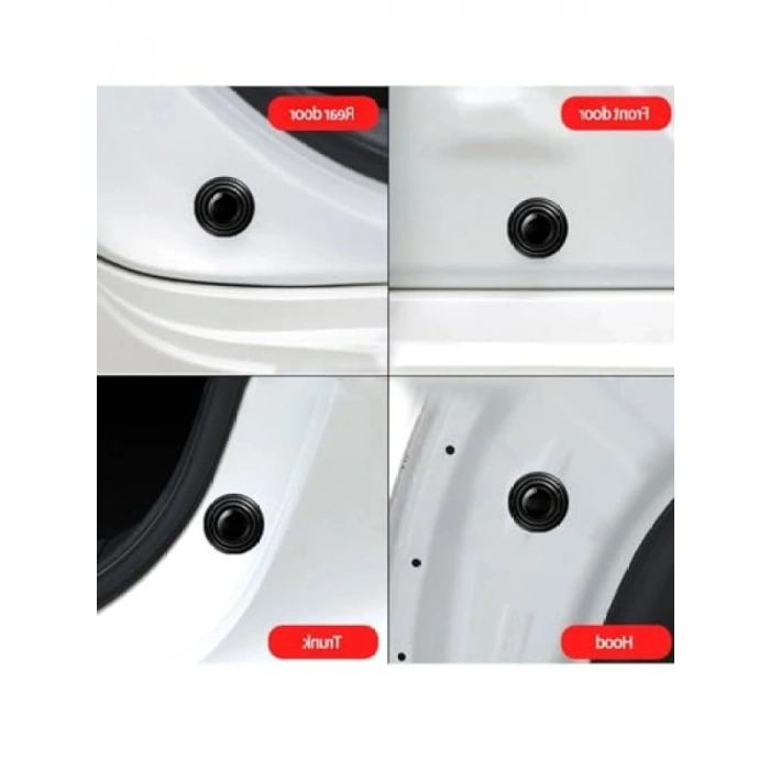 10 Adet Araba Kapı Ses ve Darbe Emici Pad - Siyah