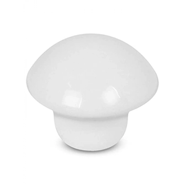 10 Adet Beyaz Mantar Düğme Kulp, Çekmece ve Dolap için