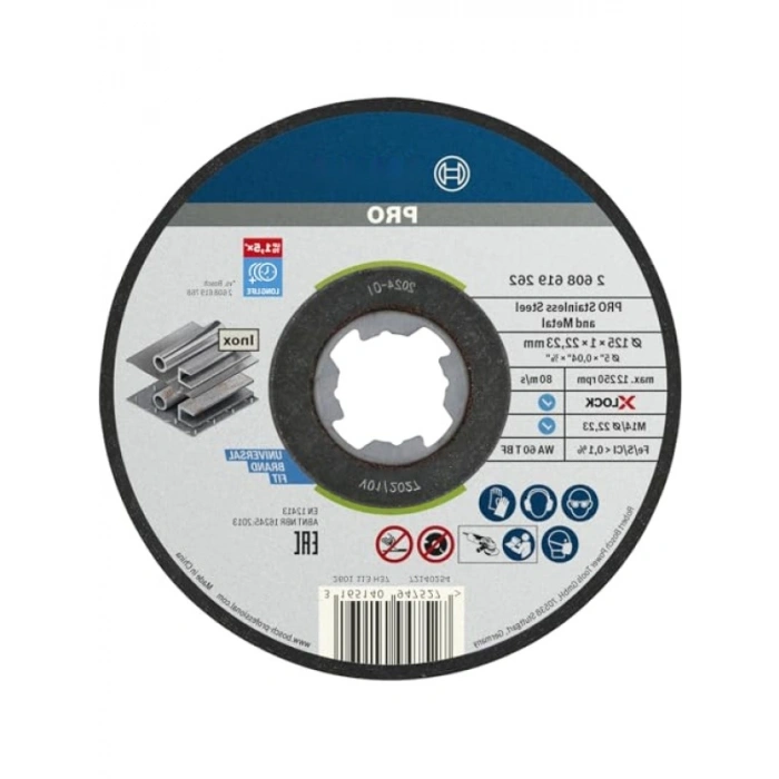 10 Adet Düz Kesme Diski, 22,23 mm Delik Çapı, 1 mm Kalınlık