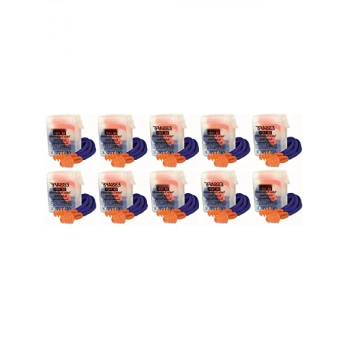 10 Adet Gürültü ve Suya Karşı Kulak Tıkacı, 24 dB