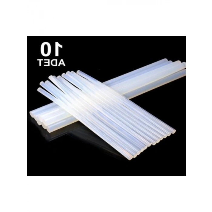 10 Adet İnce Şeffaf Silikon - 7mm Çapında ve 30cm Uzunluğunda