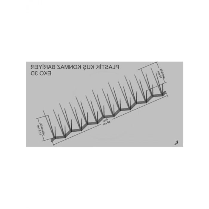 10 Adet Kuş Koruma Bariyeri - Dikenli Güvercin Kovucu